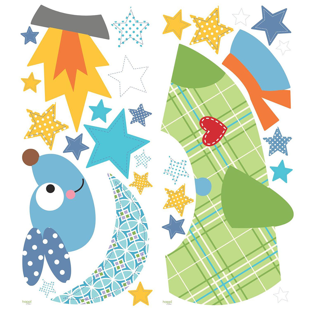 Väggdekor RoomMates Rocketdog