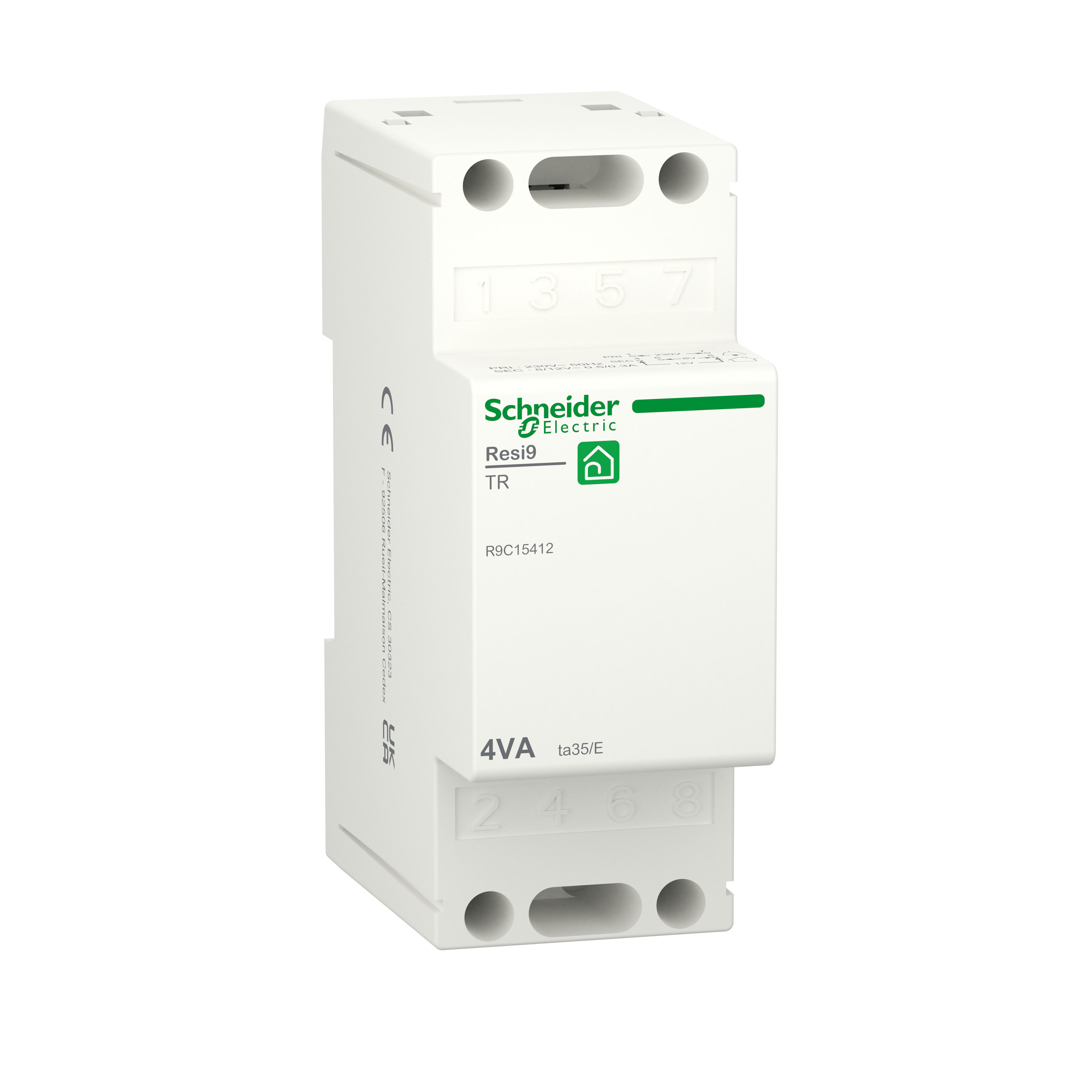 Ringledningstransformator Schneider Electric Resi9 iTR 4–8 VA 8–12 V AC 230 V AC