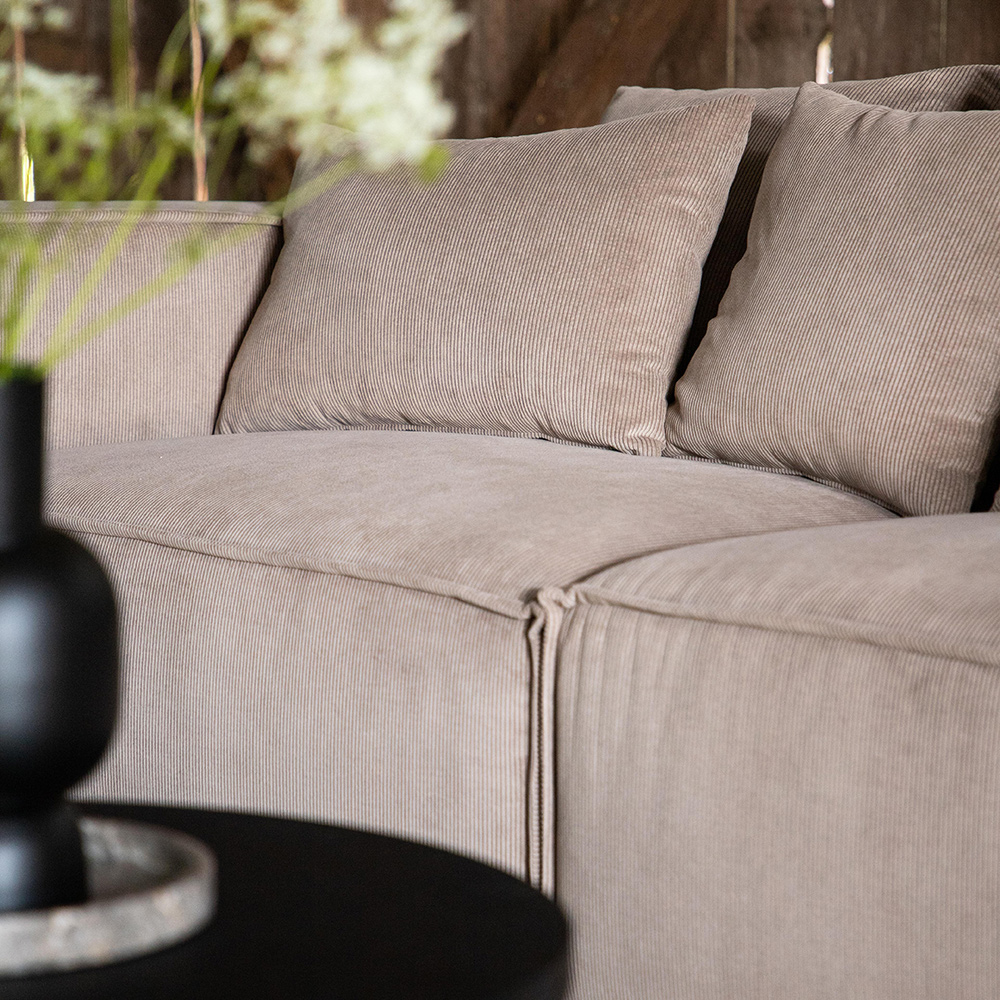 Soffa Vind Gillholmen Manchester Brun 3-Sits