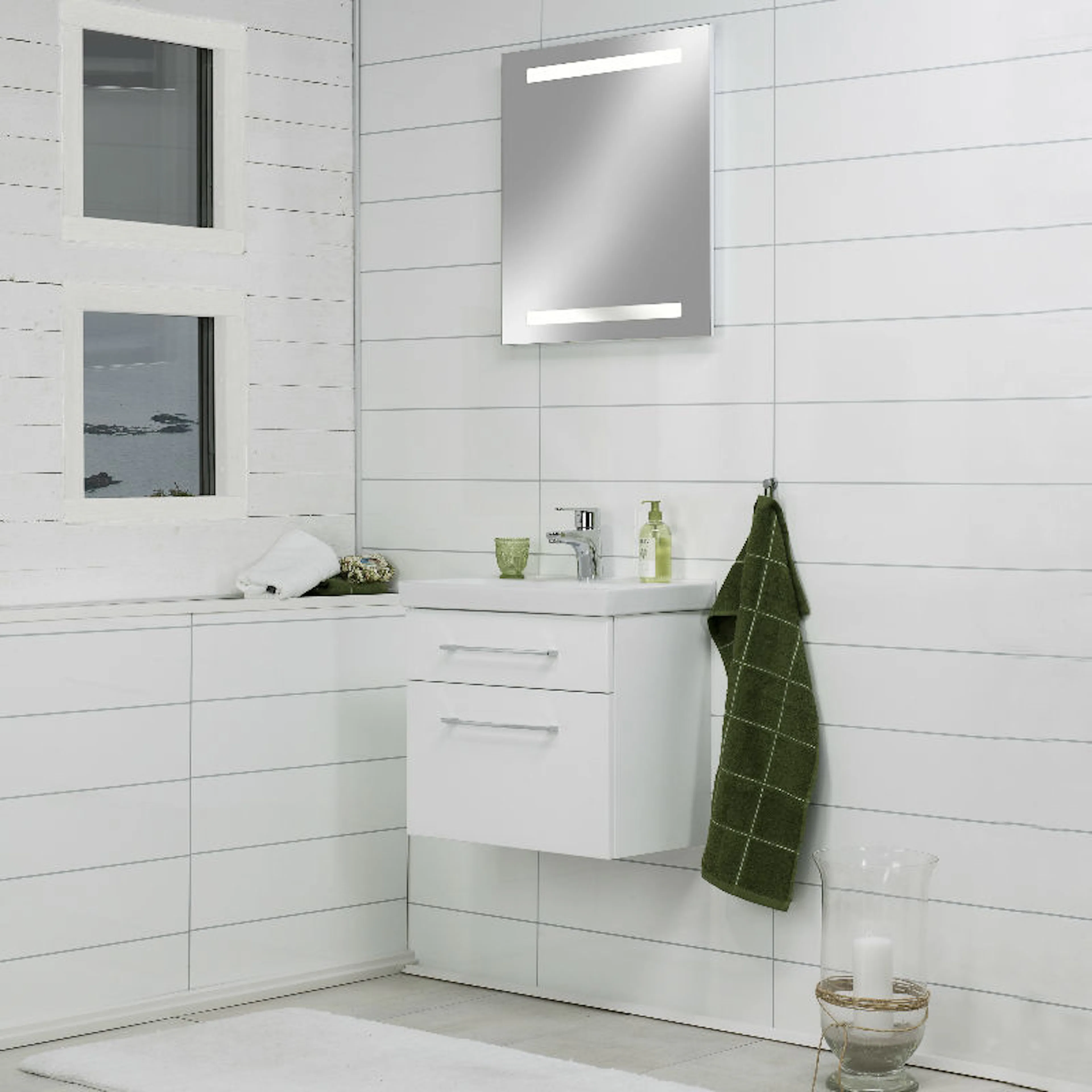 Möbelskåp Noro Fix Trend 550 Effect Matt Vit