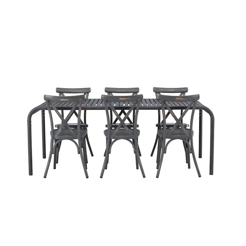 Matgrupp Venture Home Borneo Bord med 6 Tablas Stolar