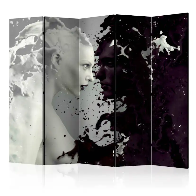 Rumsavdelare Arkiio Black and White Faces II 225x172 cm