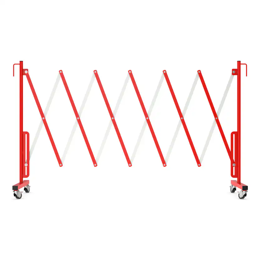 Avgränsare R&R Solutions Expanderbar Mobil Röd/Vit