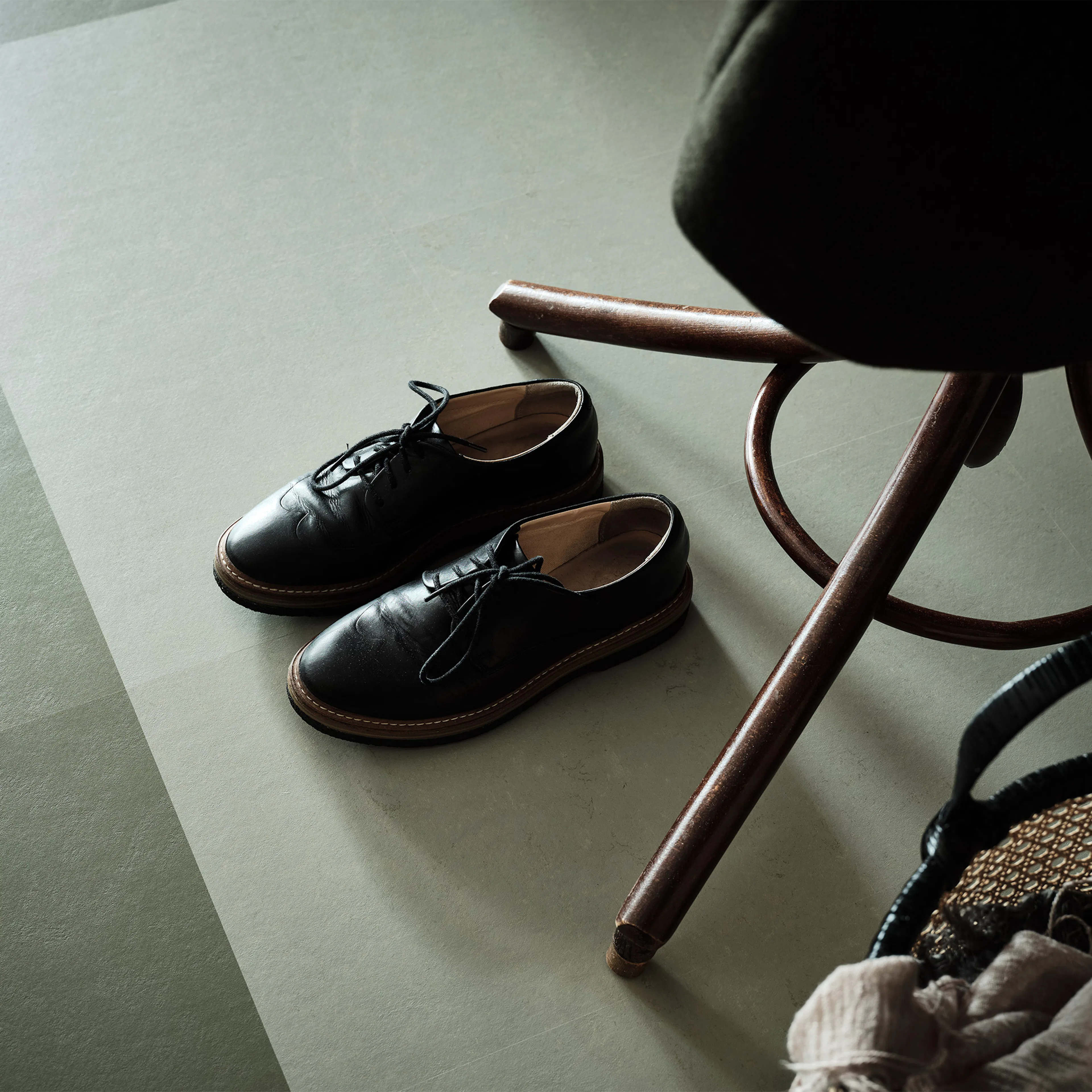 Linoleumgolv Forbo Marmoleum Click Rosemary Green 30x30 cm