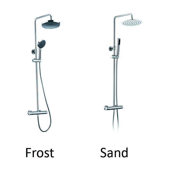 Duschhörn Noro Fix Trend R 99 Klarglas med Takdusch
