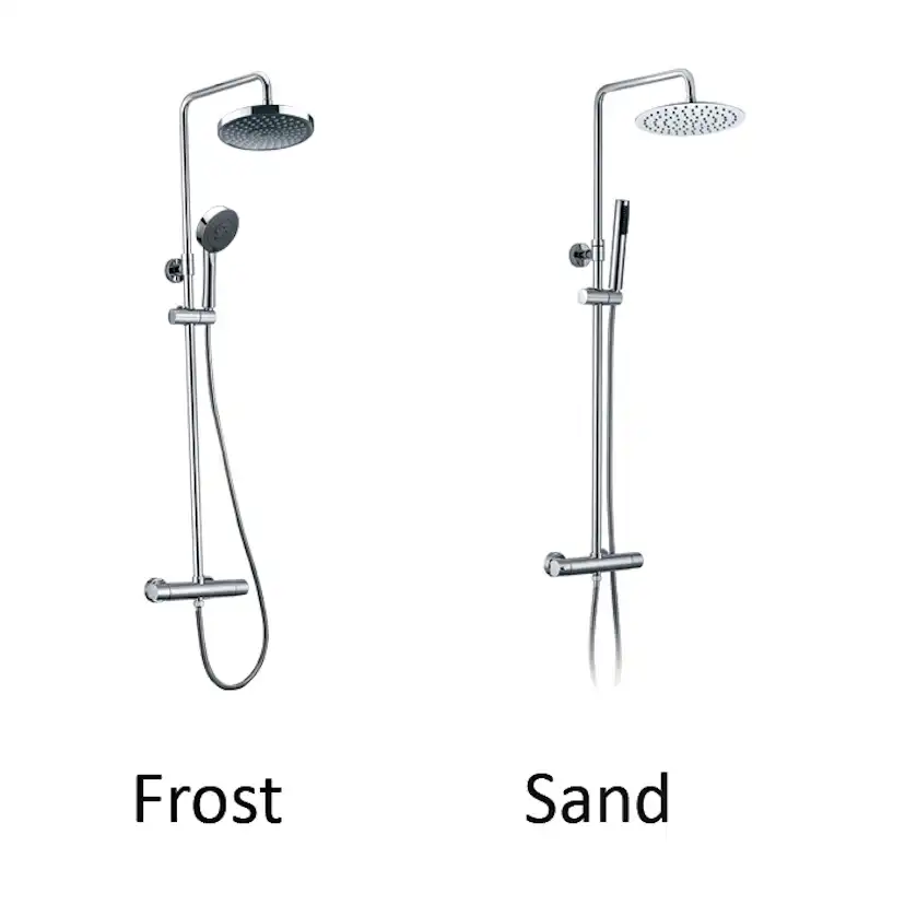 Duschhörn Noro Fix Trend R 99 Klarglas med Takdusch