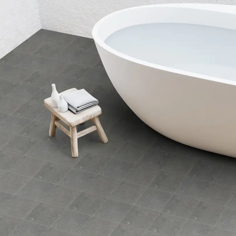 Klinker Ceramiche Keope Back Antracitgrå 15x15 cm