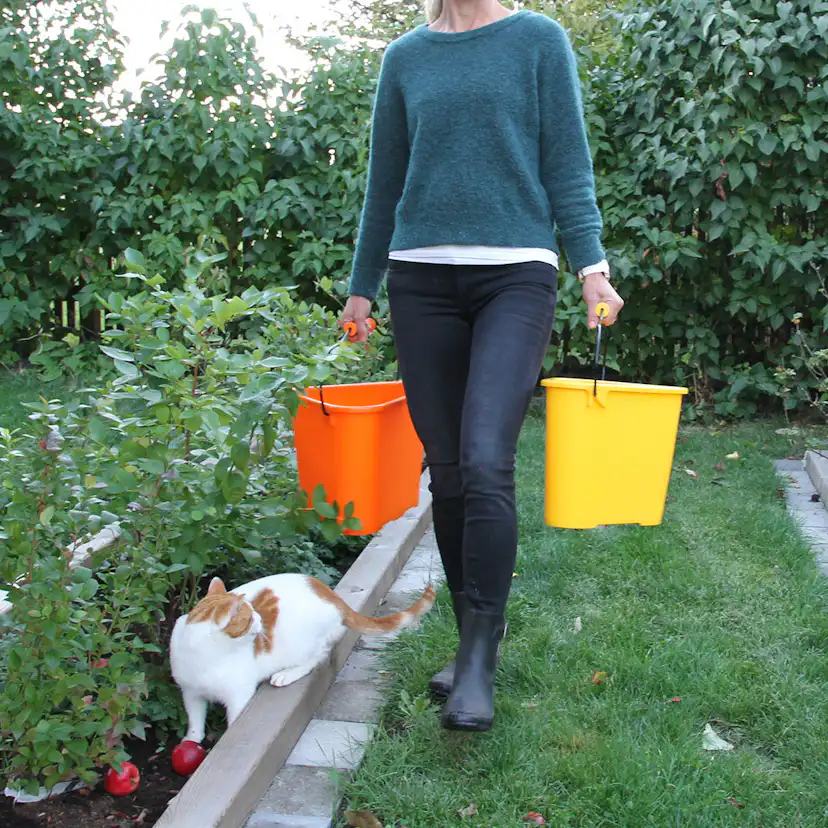 Hink Flexigarden Trican med Softgriphandtag Cerise, Orange, Lime 17 l