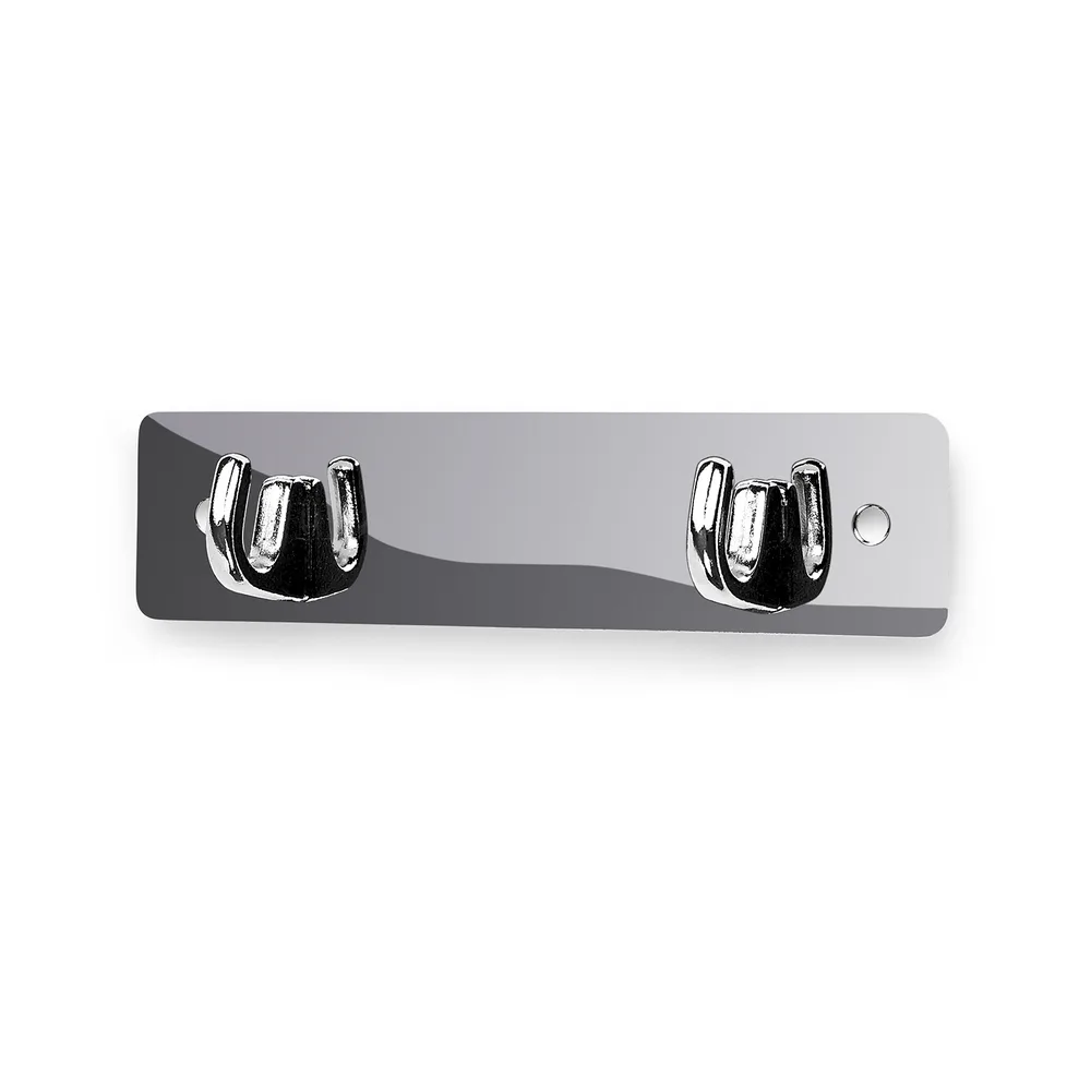 Handdukshängare Habo 123-2 Nickel
