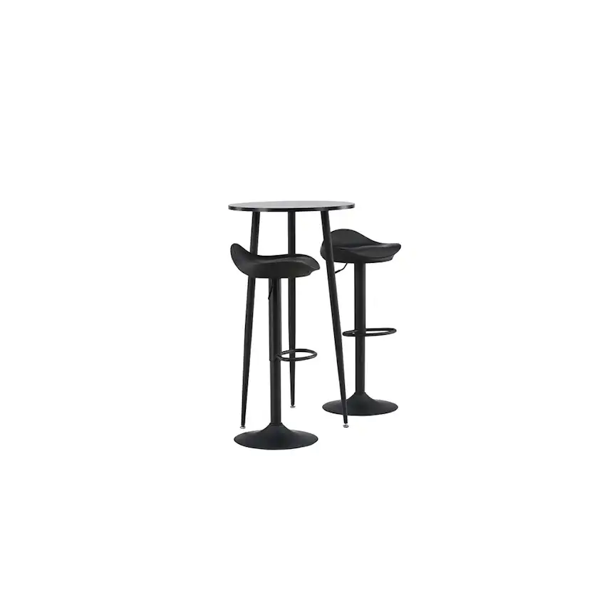 Matgrupp Venture Home Plaza Ø 60 cm med 2 Adesto Stolar