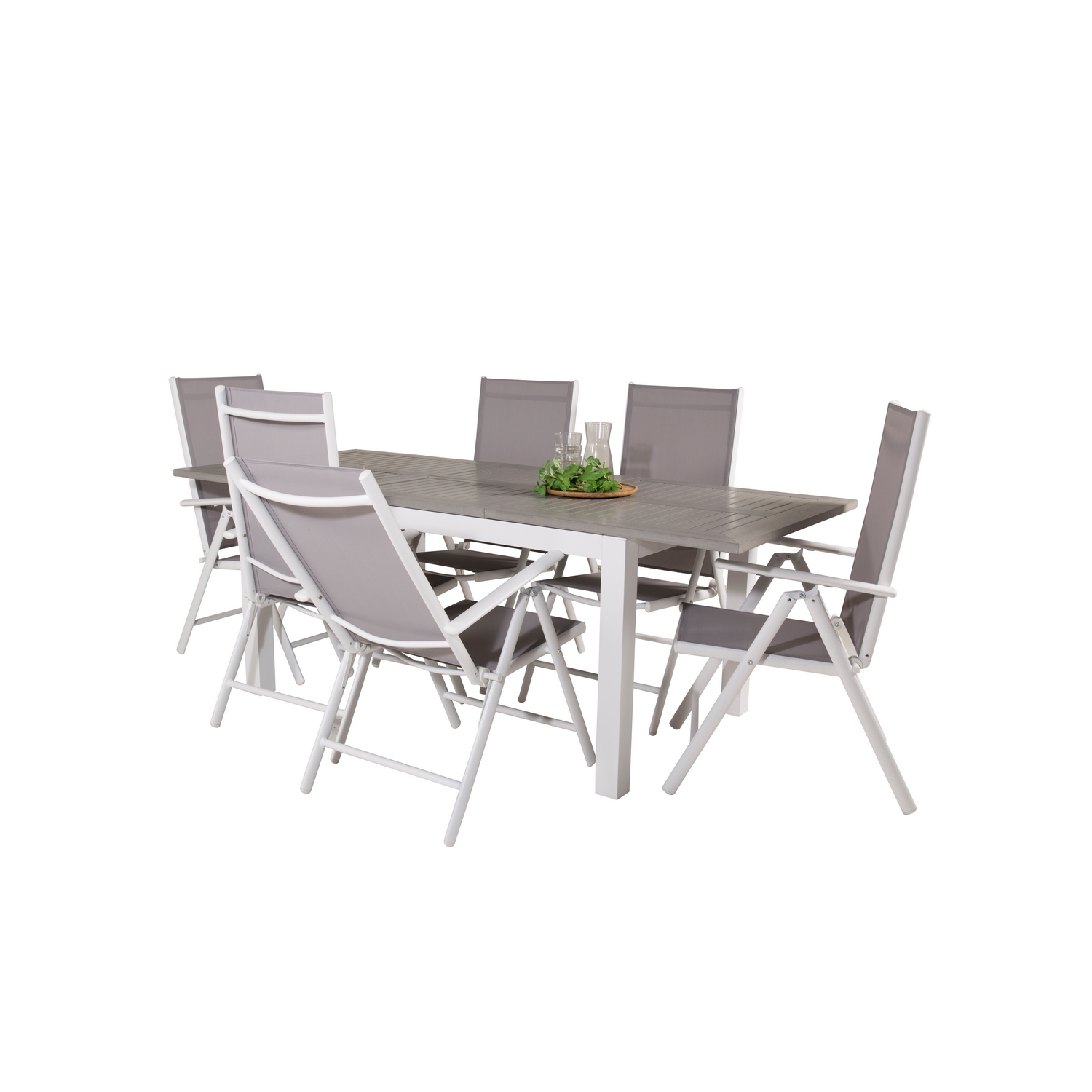 Matgrupp Venture Home Aleyna 152/210 med 6 Bront Stolar