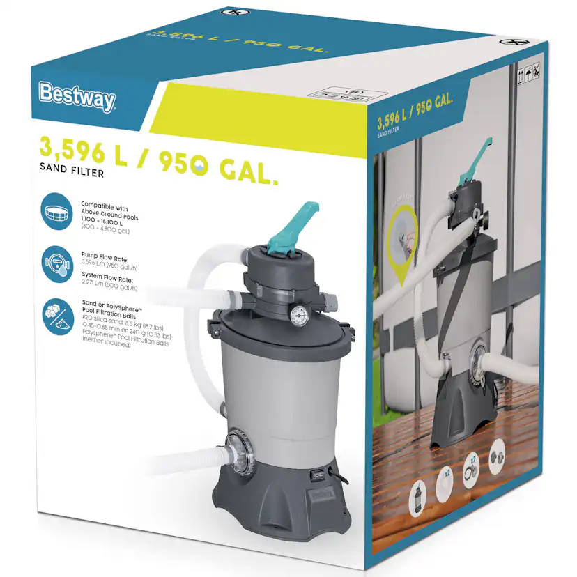 Sandfilterpump Bestway 3596l/h
