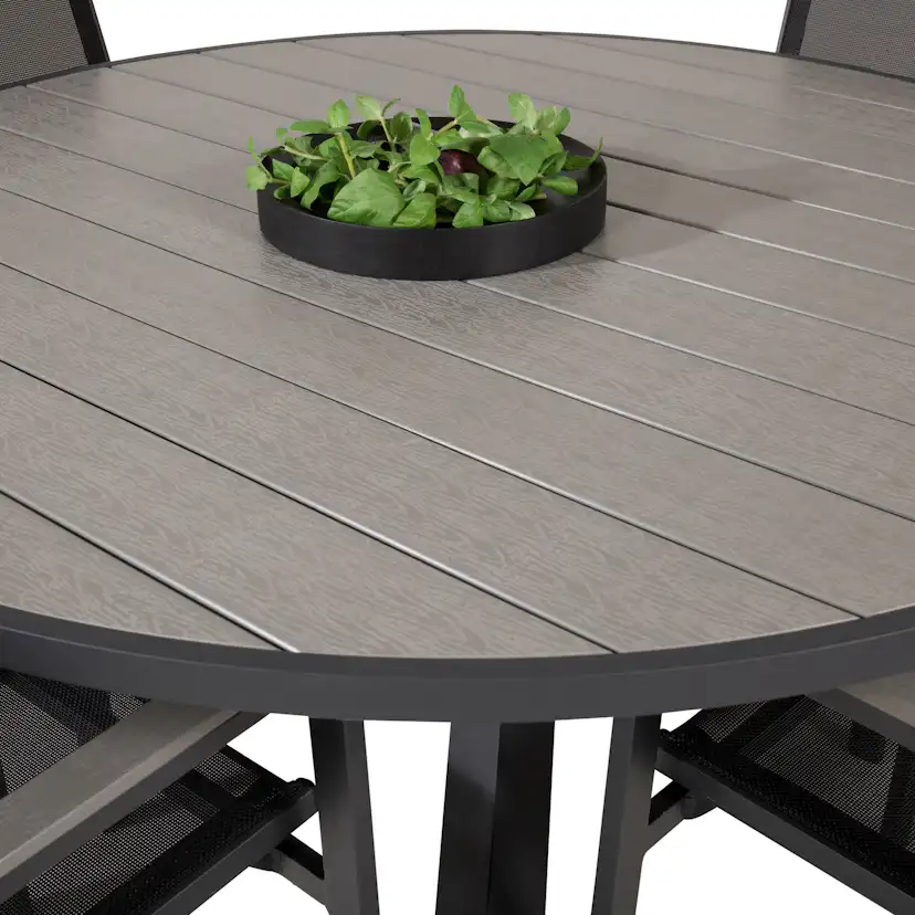 Matgrupp Venture Home Pincy Ø140 med 4 Pincy Stolar