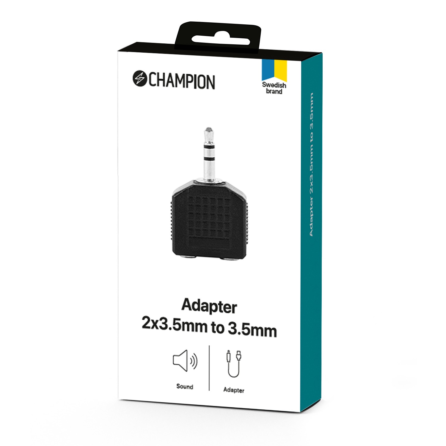 Adapter Champion 3,5mm hane - 2 x 3,5mm Honor