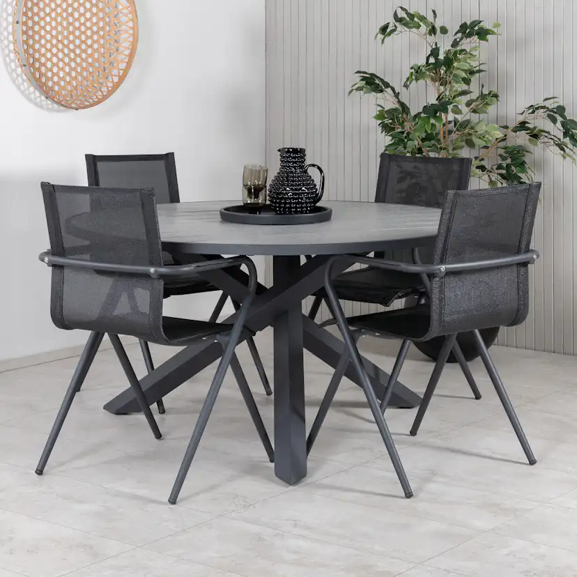 Matgrupp Venture Home Pincy med 4 Aspen Matstolar