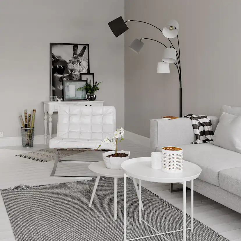 Golvlampa By Rydéns Foggy 5L H200 cm