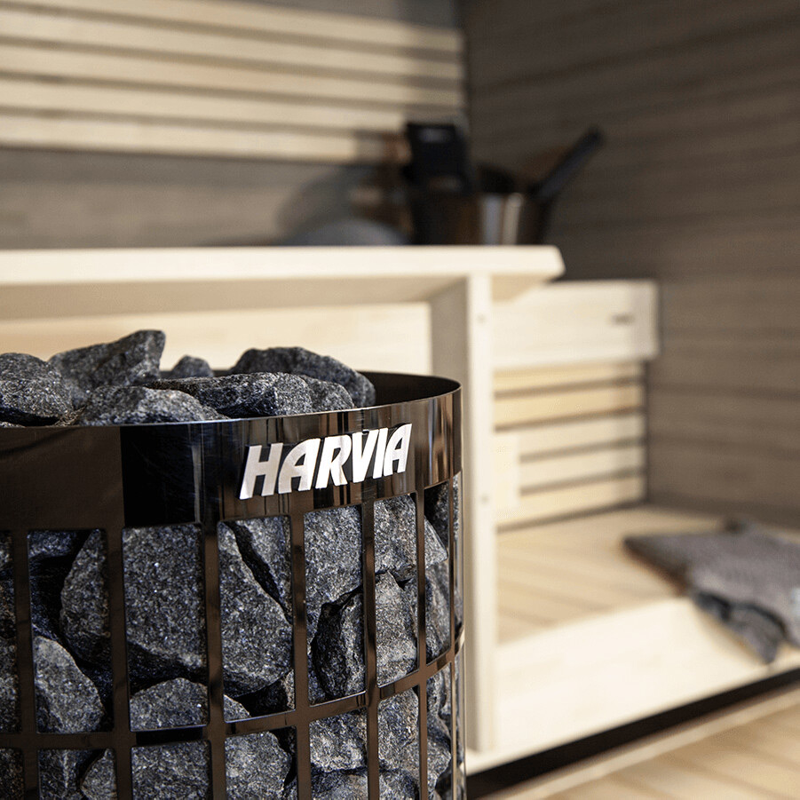 Bastuaggregat Harvia Cilindro PC90 Black Steel