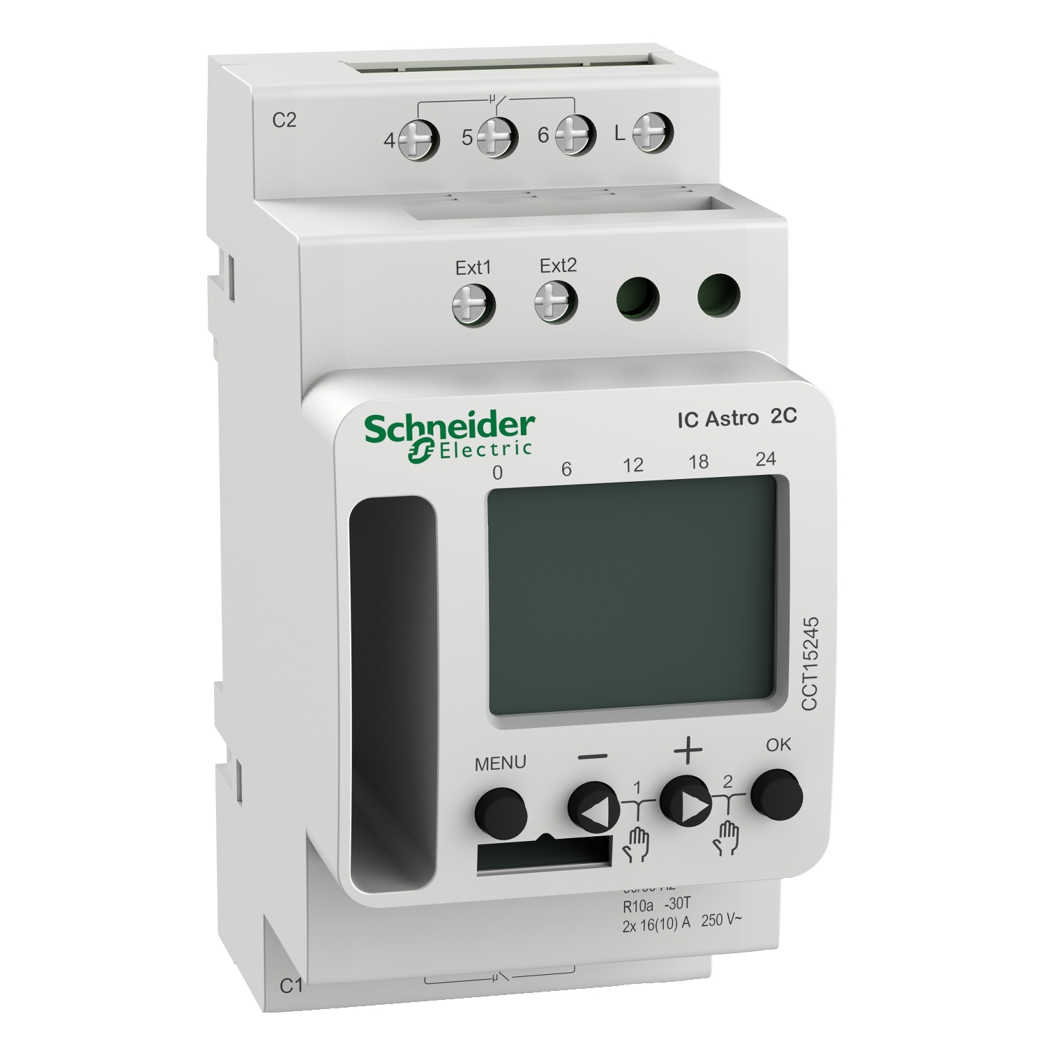 Ljusrelä Schneider Electric Acti 9 IC Astro 2 kanaler Bluetooth