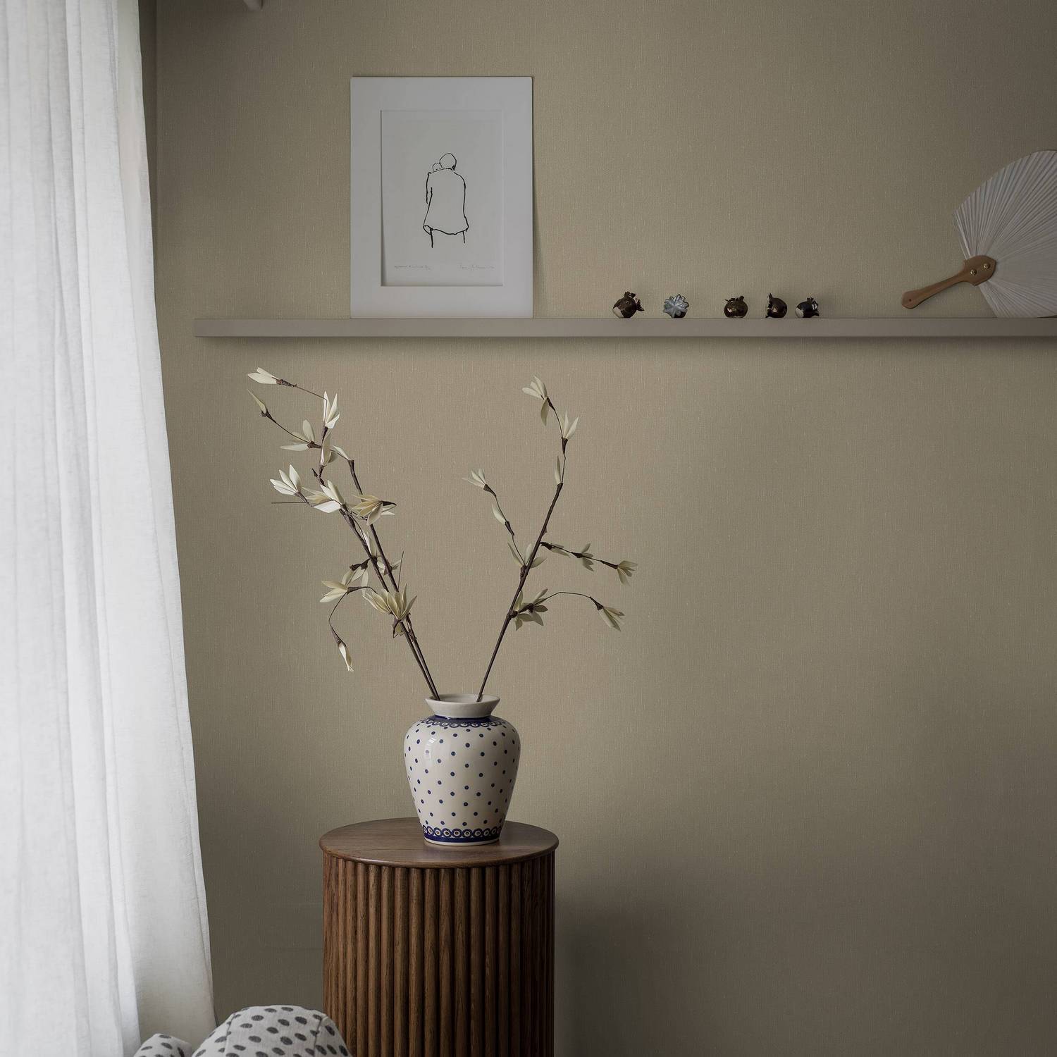 Tapet Boråstapeter Straw Linen 4336