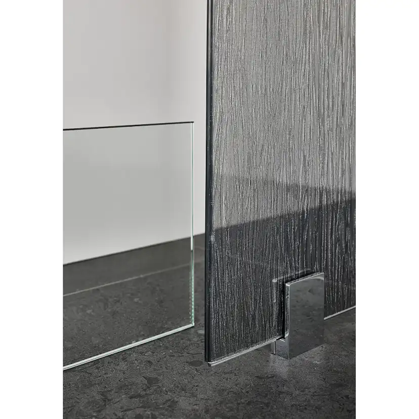 DUSCHVÄGG INFINITY LACE 80 KROM 784x2000, Krom, Kromad
