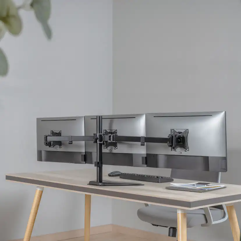 Monitorställ/Fot LogiLink Trippel 17-27 tum 2x658 mm