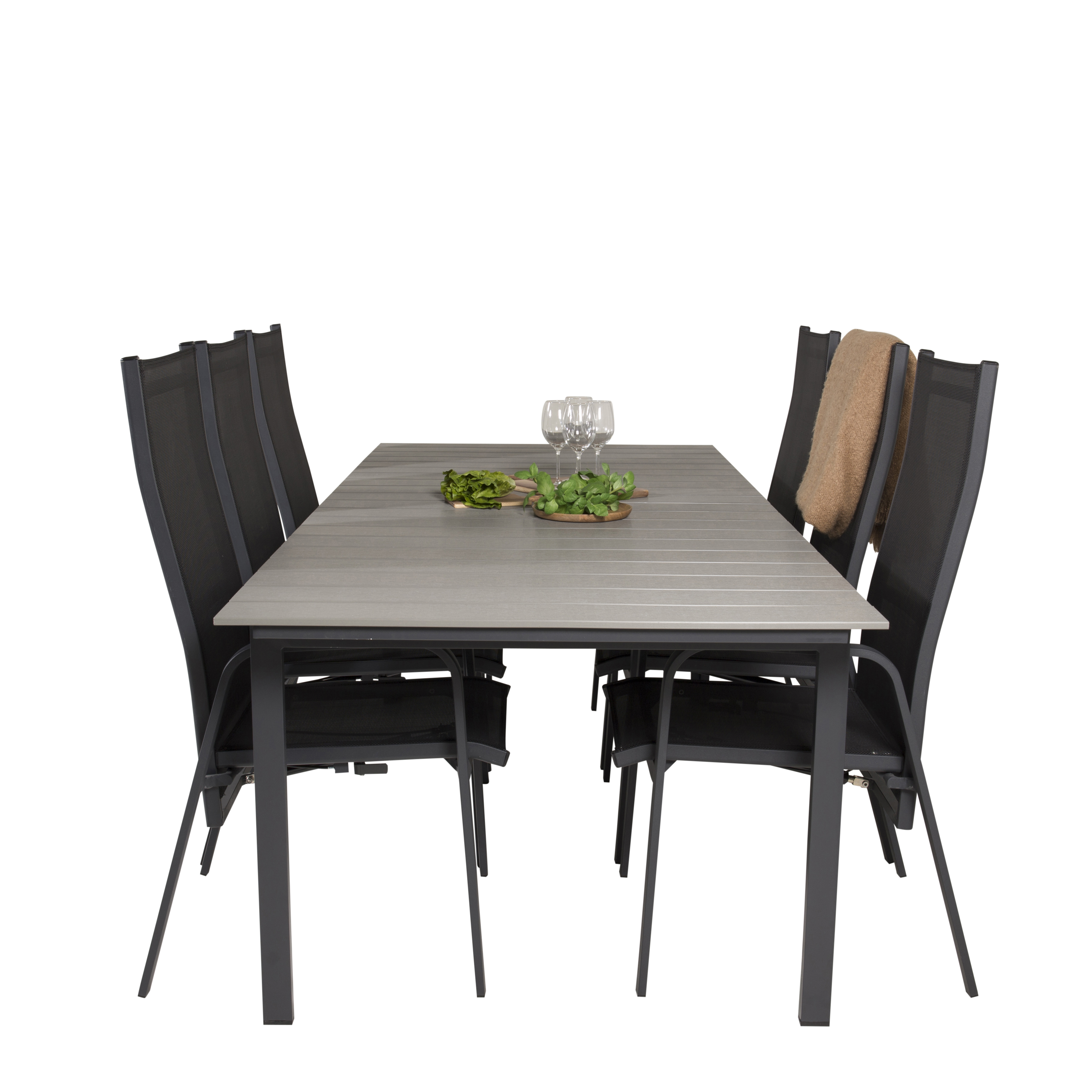 Matgrupp Venture Home Lova 224/324 med 6 Copacabana Stolar