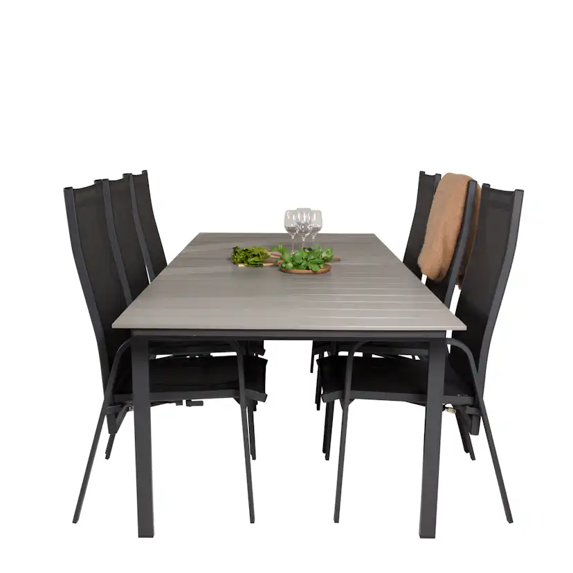 Matgrupp Venture Home Lova 224/324 med 6 Copacabana Stolar