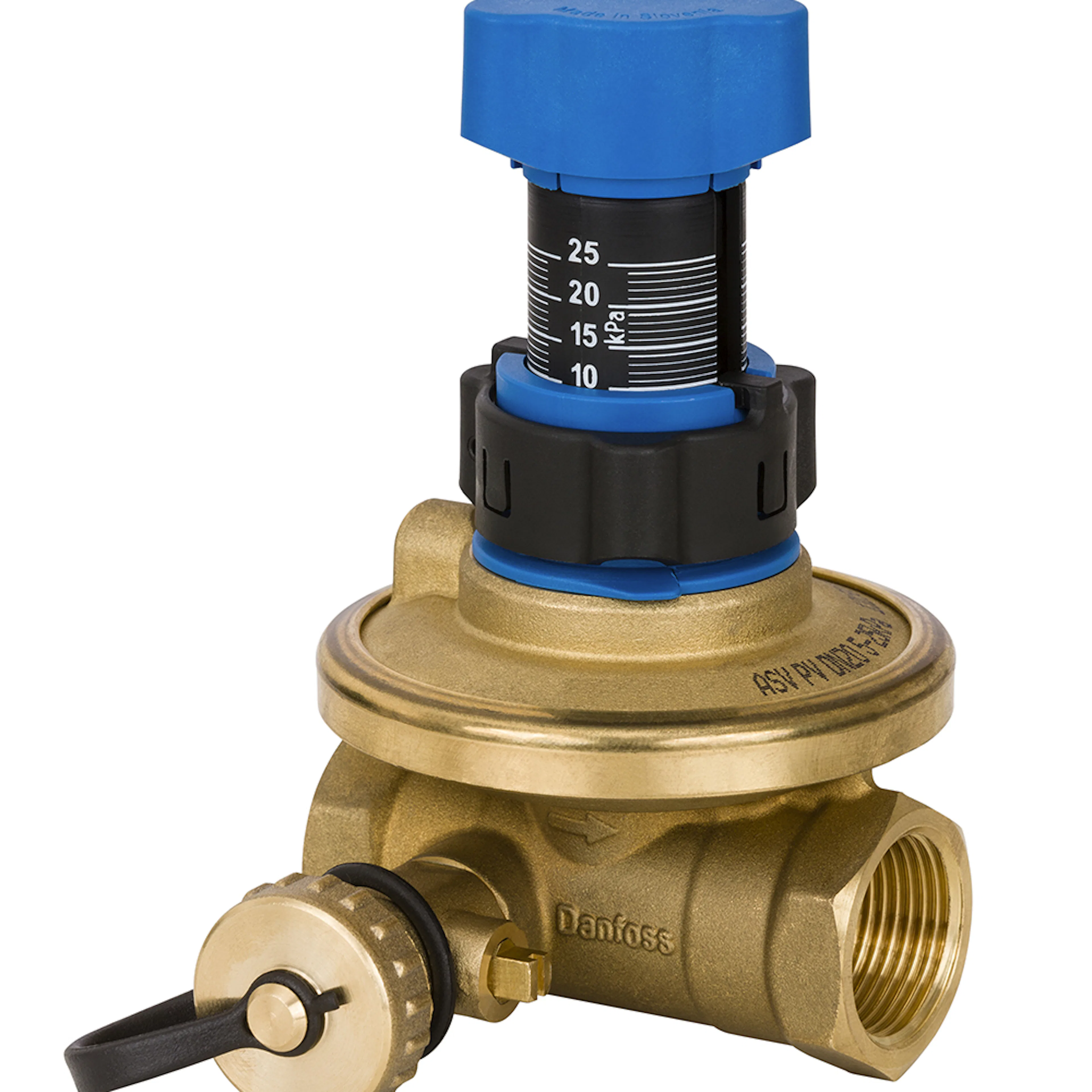 DIFFTRYCKSREGULATOR ASV-PV DN20 PURE PN16 5-25 KPA Kvs-värde: 2,5, Anslutning: Dn20