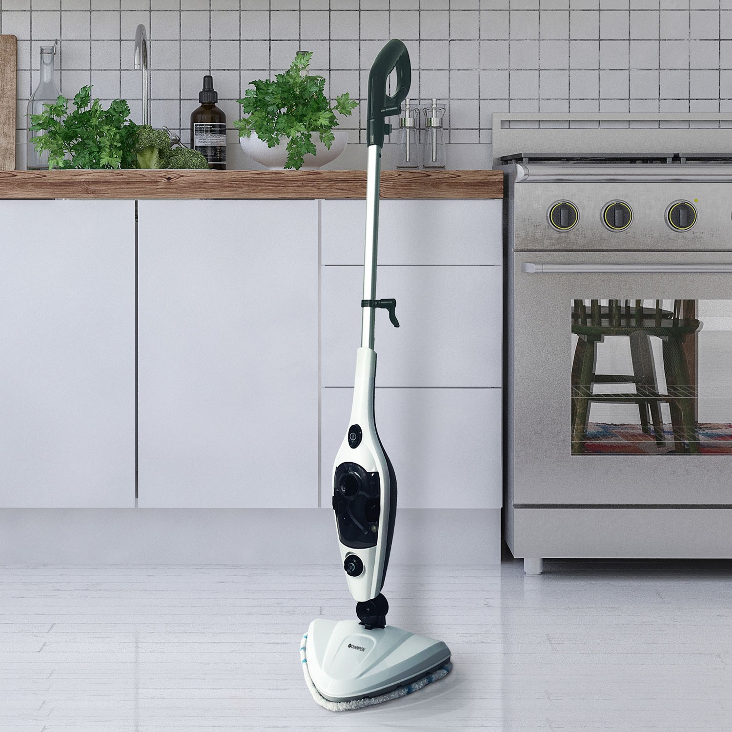 Ångmopp Champion 10-in-1 1500W SM210 Vit/Svart