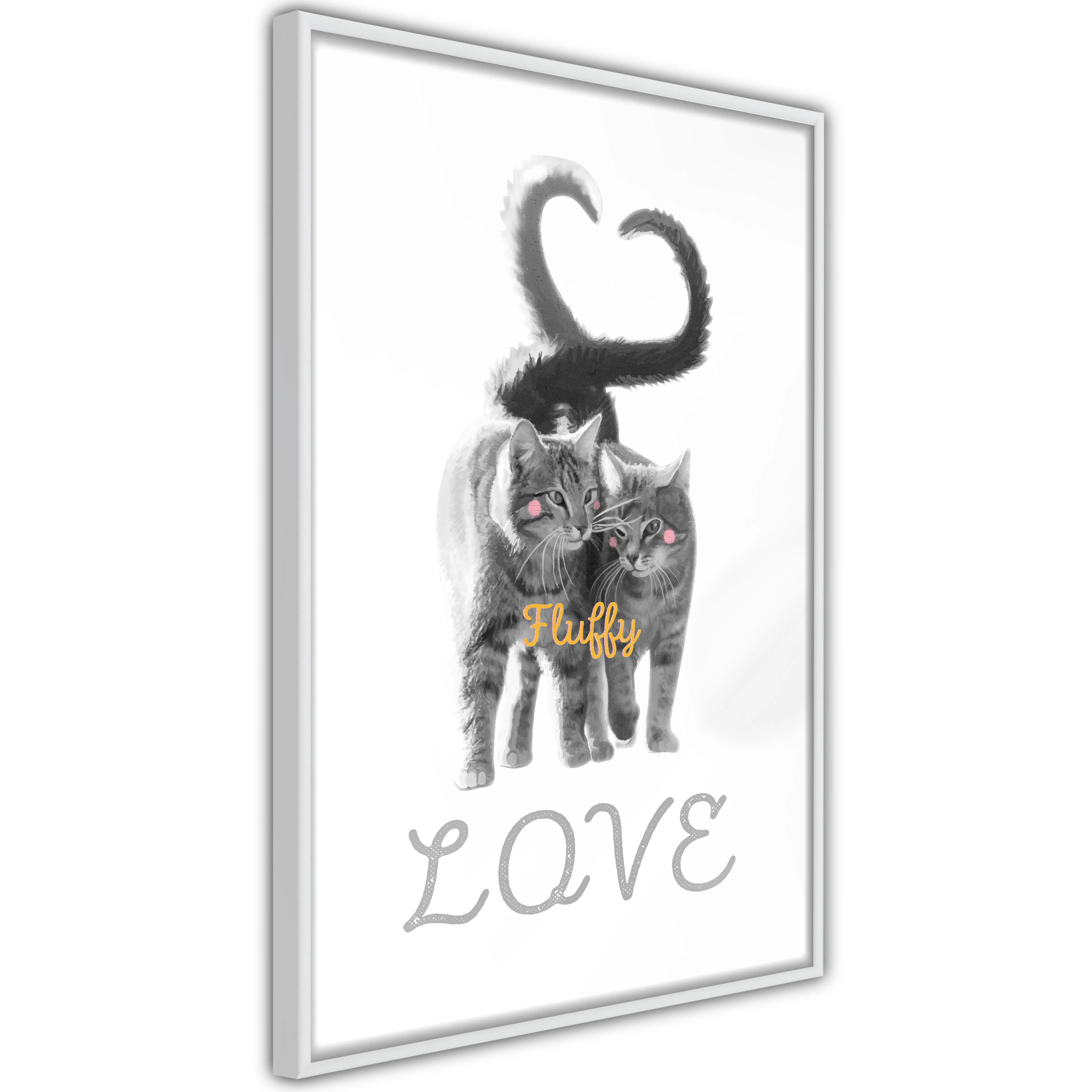 Poster Artgeist Affisch Fluffy Love