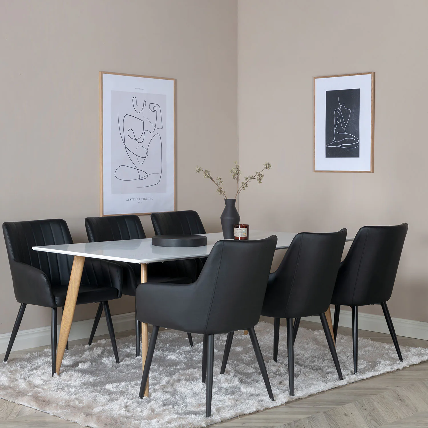 Matgrupp Venture Home Polar med 6 Comfort stolar