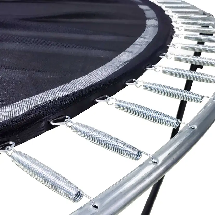 Studsmatta Stratos med Skyddsnät Premium Black Line 4,27 m