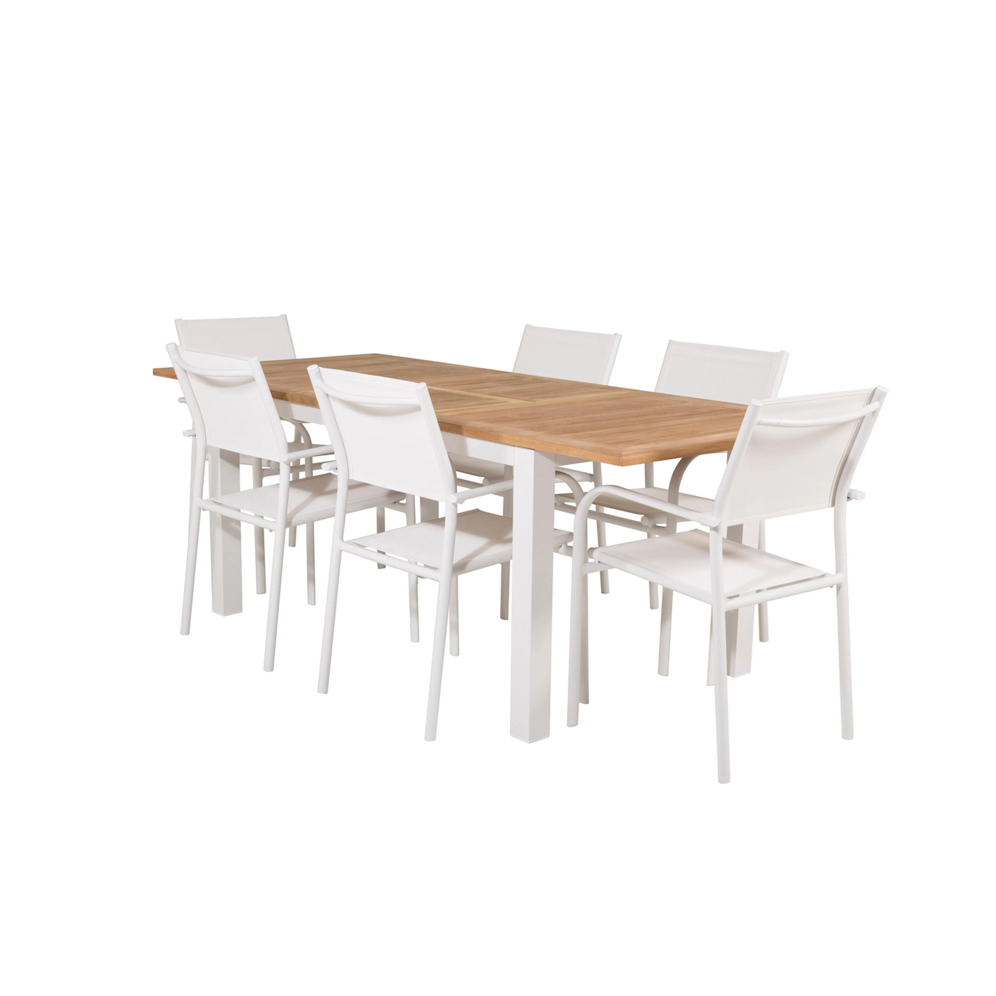 Matgrupp Venture Home Perla 152/210 med 6 Siri Matstolar