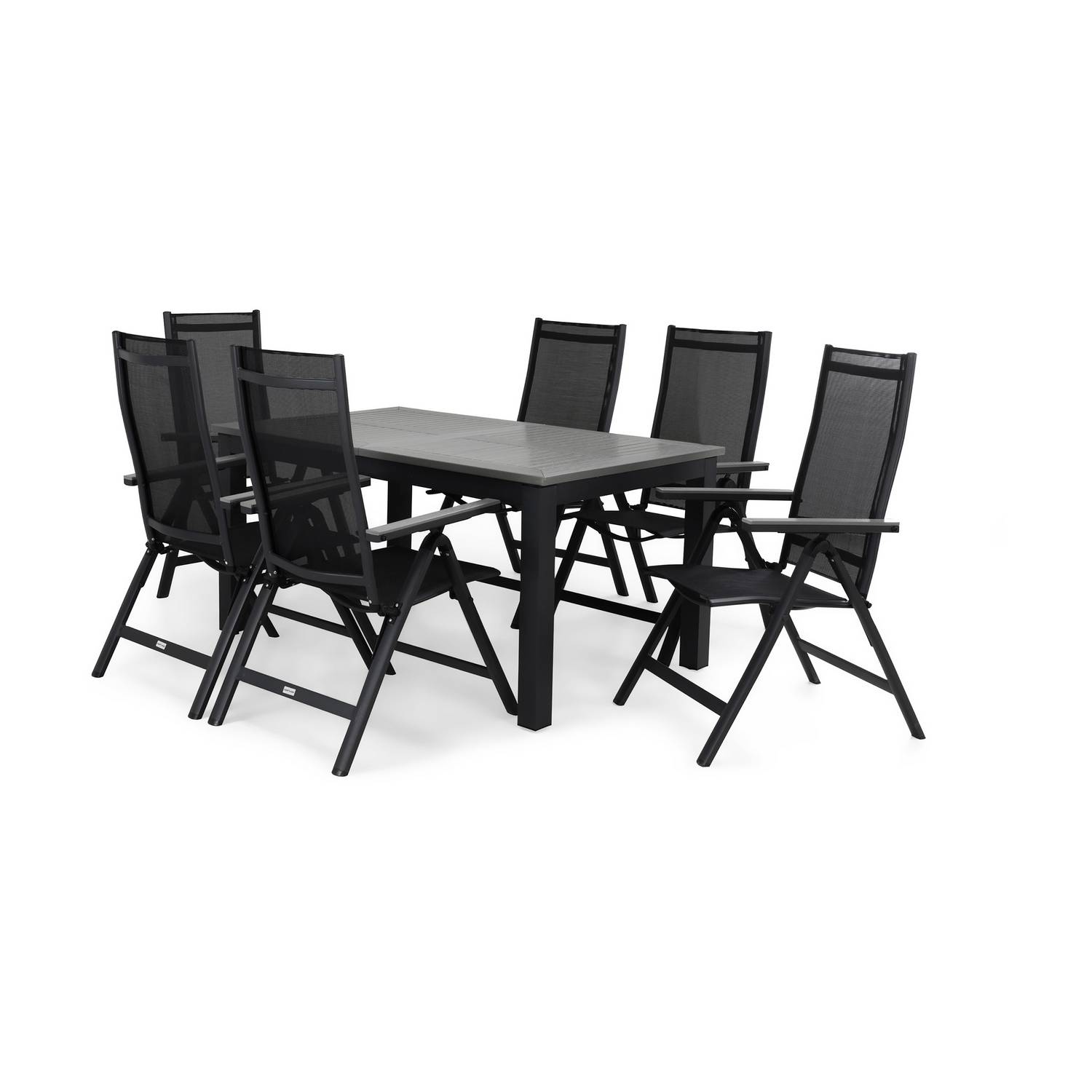 Matgrupp Comfort Garden Monaco Matgrupp Utomhus 152-210 med 6 Positionsstol