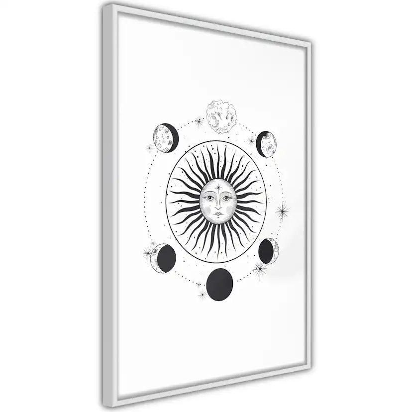 Poster Artgeist Affisch Moon Phases