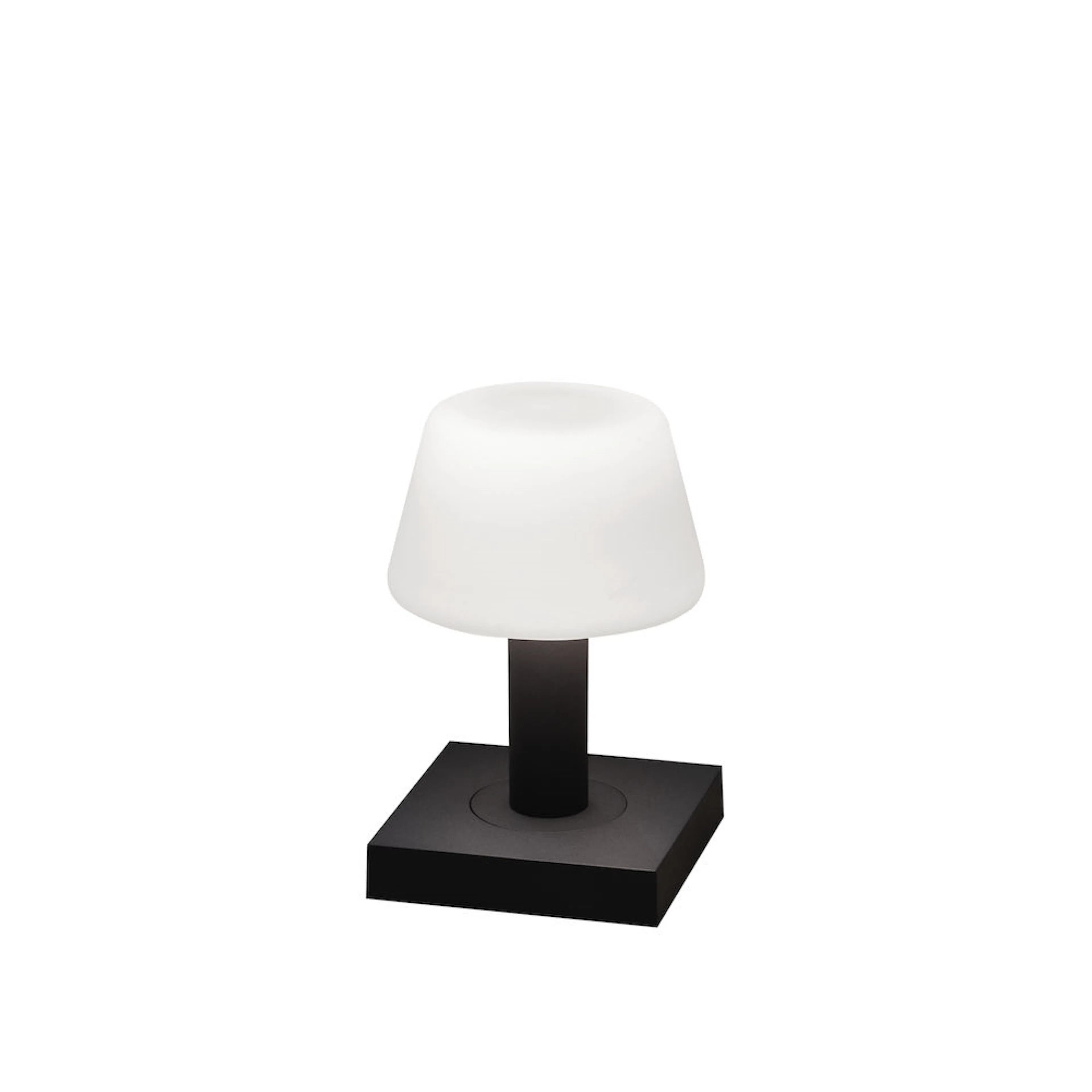 Monaco bordslampa m.grå USB Antracitgrå