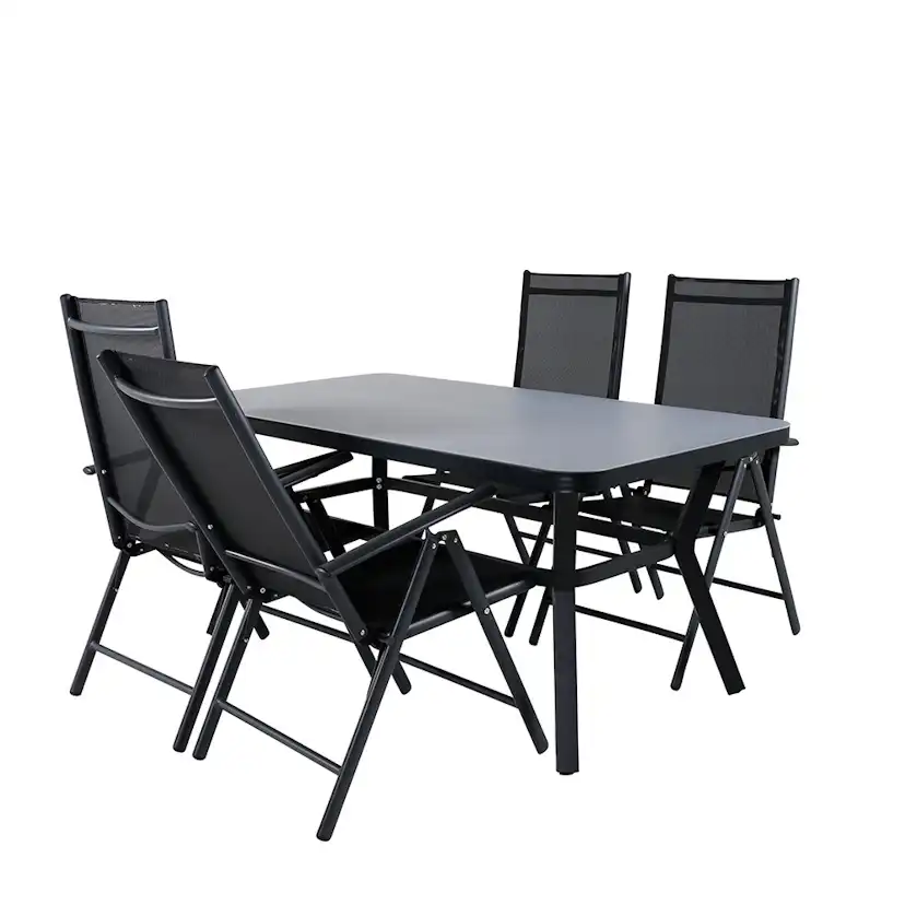 Matgrupp Utomhus Venture Home Vyn med 4 Chair Trädgårdsstolar