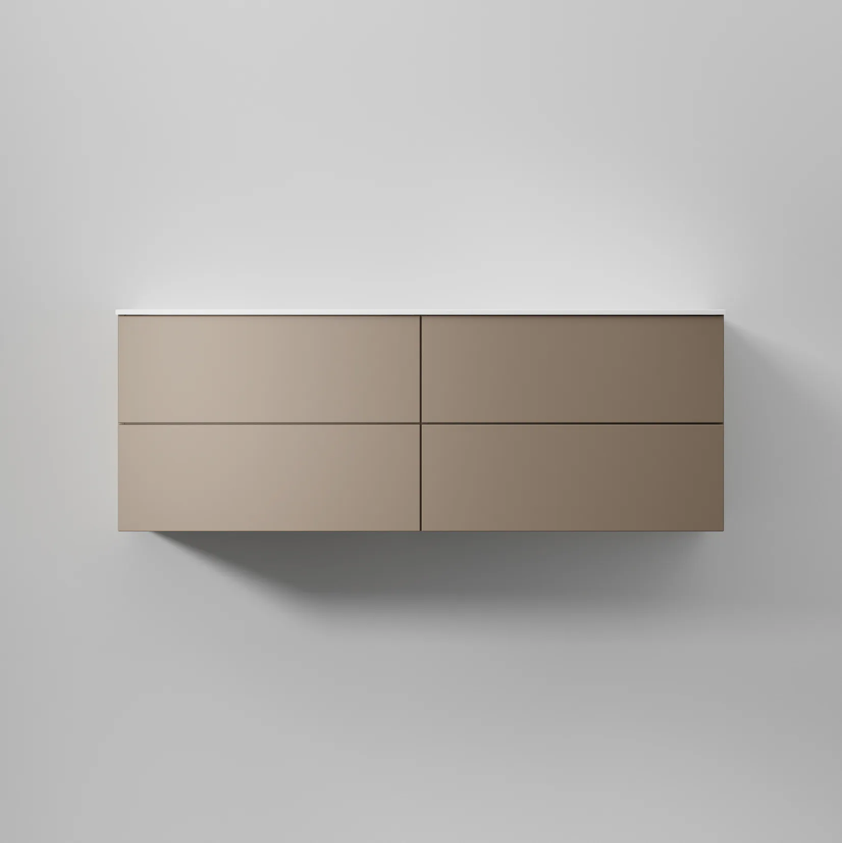 Kommod Core Solid 140 D Warm Clay, 4 Lådor Warm Clay, 1400x454x500 mm