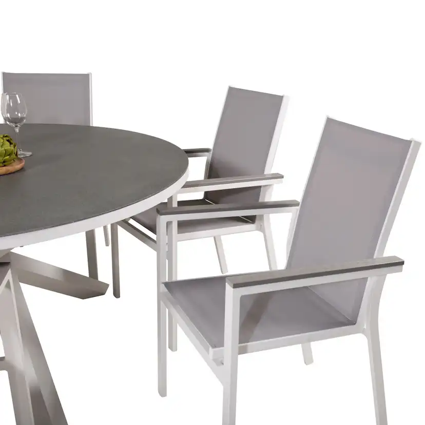 Matgrupp Venture Home Copacabana med 6 Pincy Karmstolar