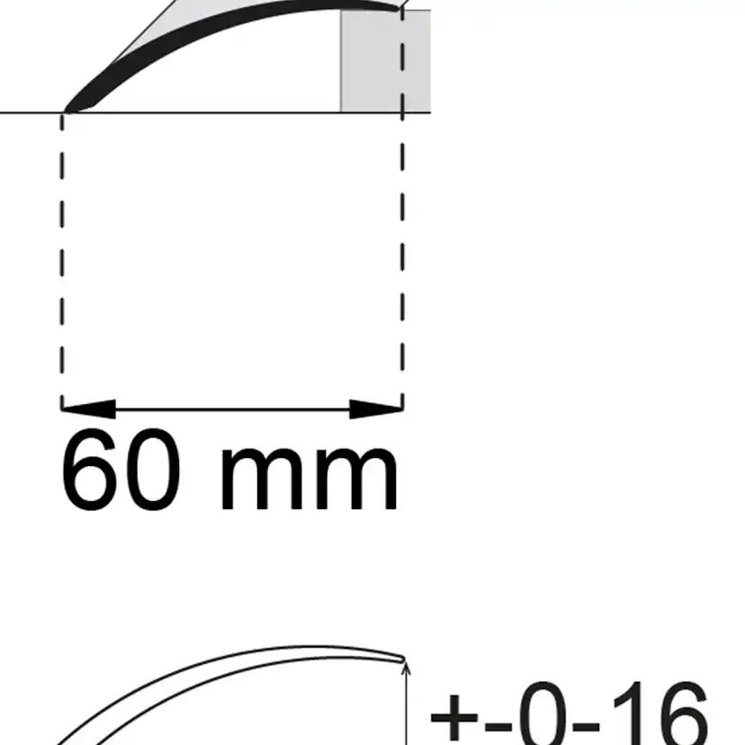 Nivålist Habo SA79 Ek 50 mm