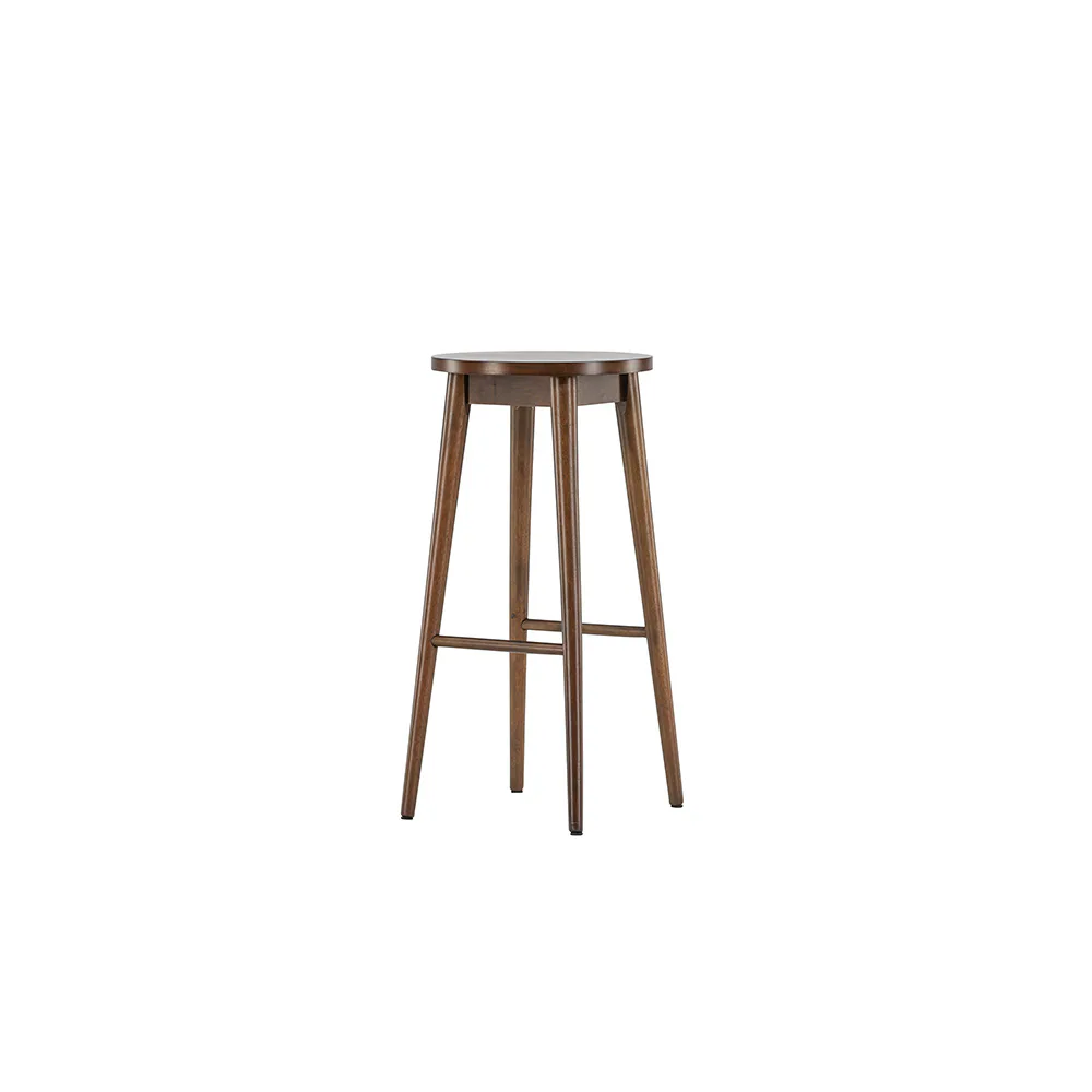Mollösand Bar Chair - Mocca / Walnut Wood Brun