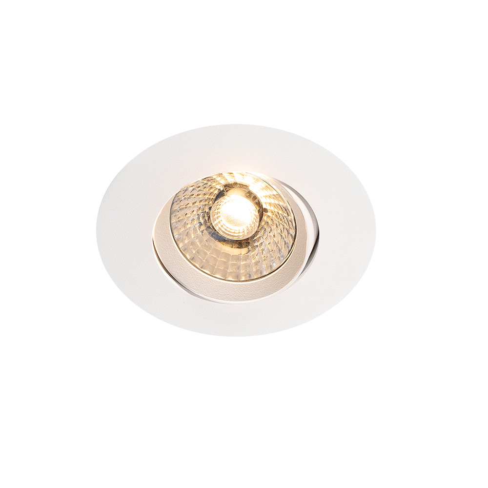 Downlight Hide-a-lite G4 Q ISO Tilt Vit 36° Tune