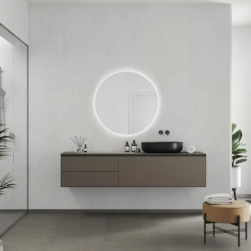 Våtrumsskiva Fibo 2487-LM10 S Bianco Marble 10x620x3020 mm