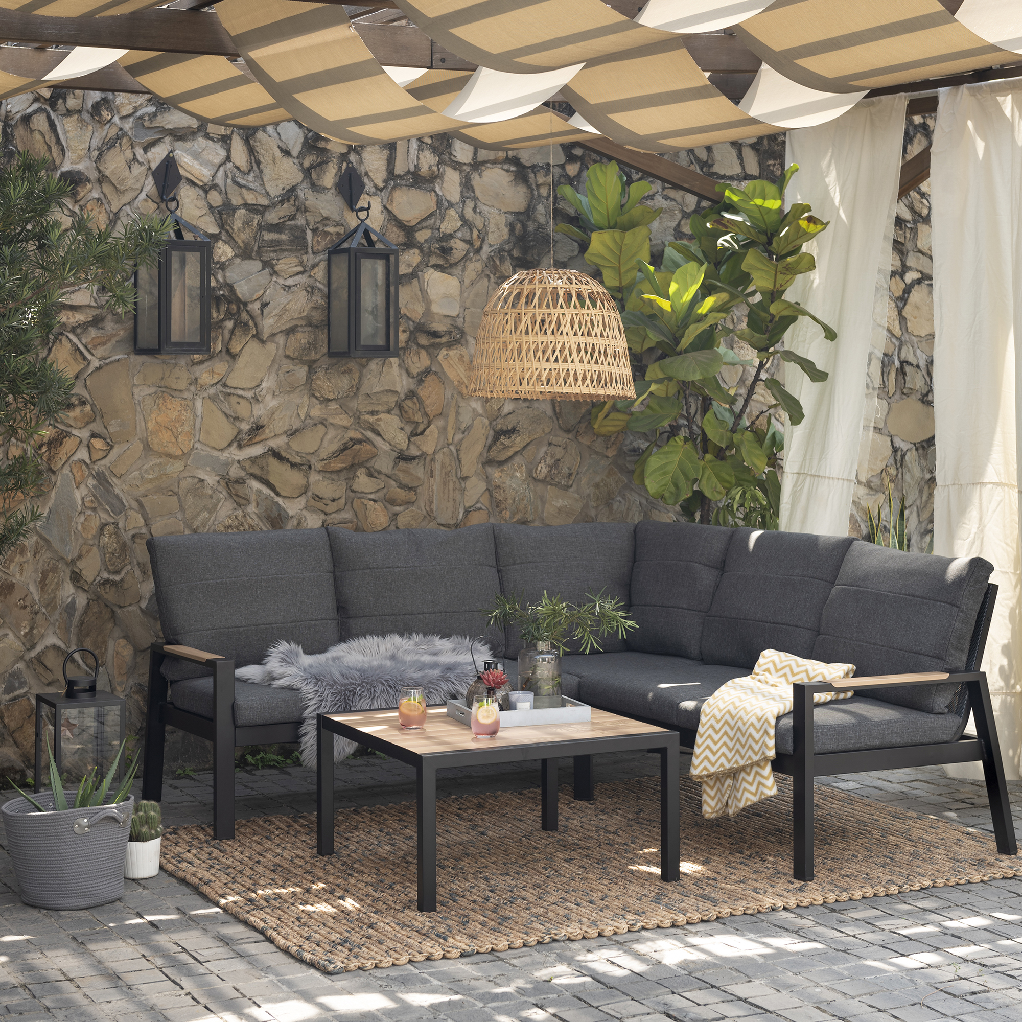Loungegrupp LifestyleGarden Panama Utomhus