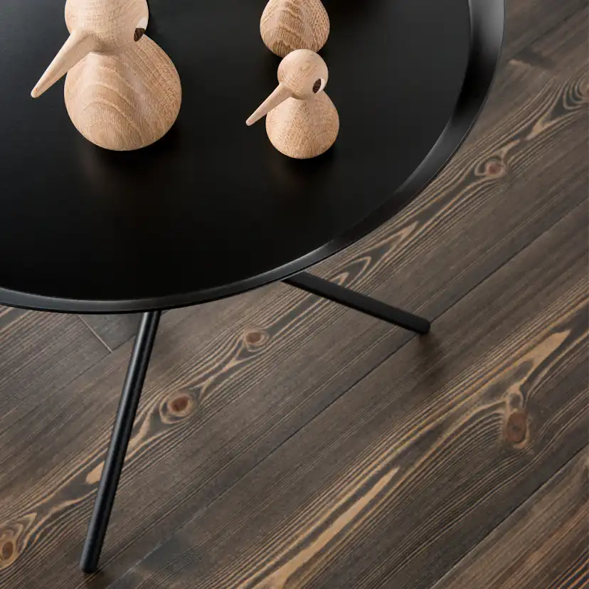 Massivt Trägolv DalaFloda HardPine Onyx