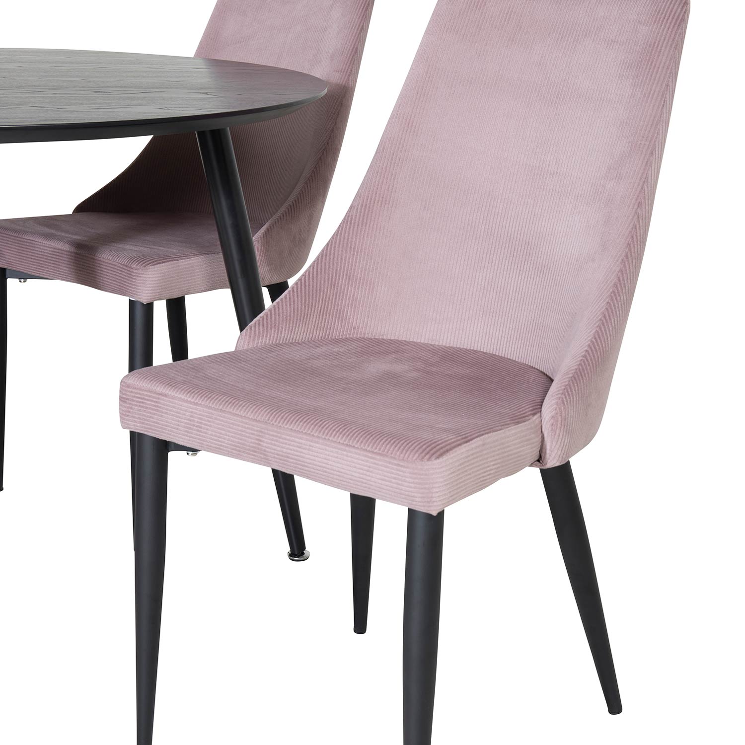 Matgrupp Venture Home Dipp Ø115 cm med 4 Leone Stolar