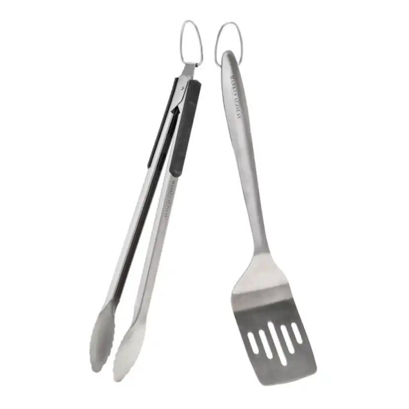 BBQ grillset Markus Aujalay 2-delar 10x43 cm Silver