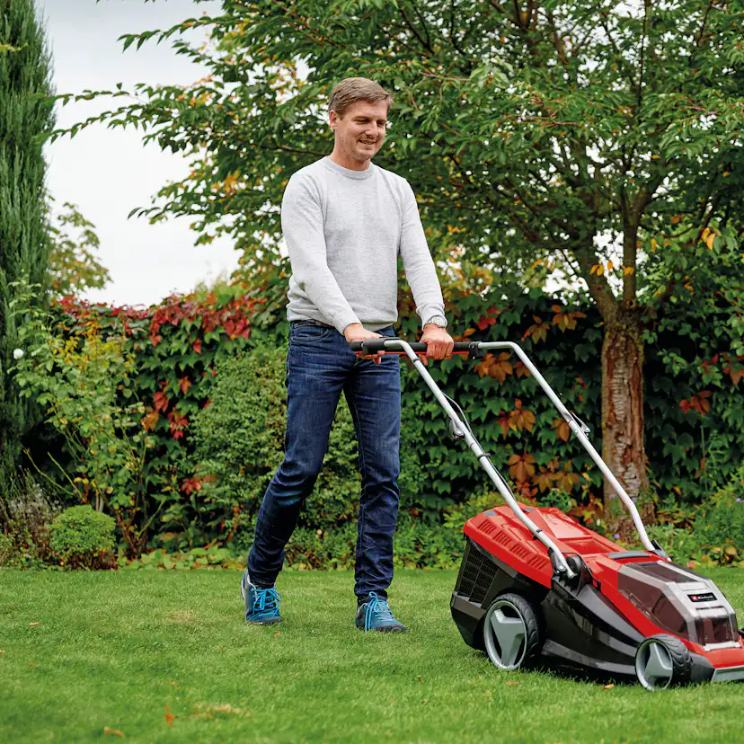 Gräsklippare Einhell Batteridriven GE-CM 36/36 Li 2x4,0Ah med Batteri