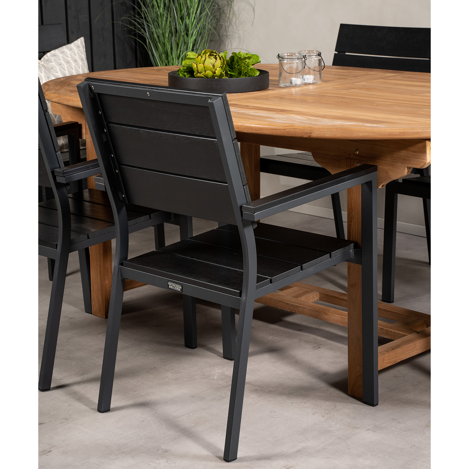 Matgrupp Venture Home Kenya 180-240x120 Teak med 6 Levels Karmstolar