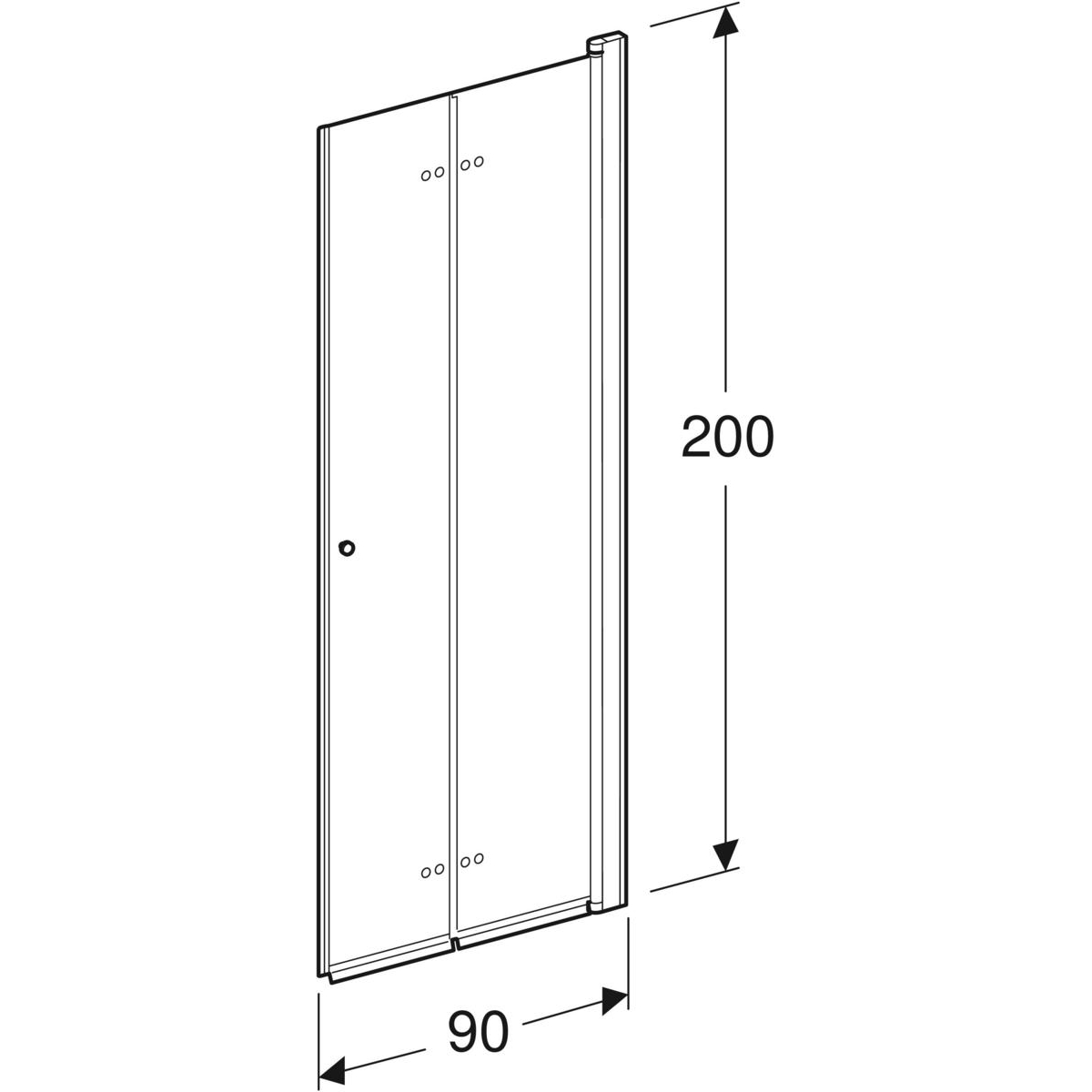 Duschdörr Contura Shower Showerama Vik